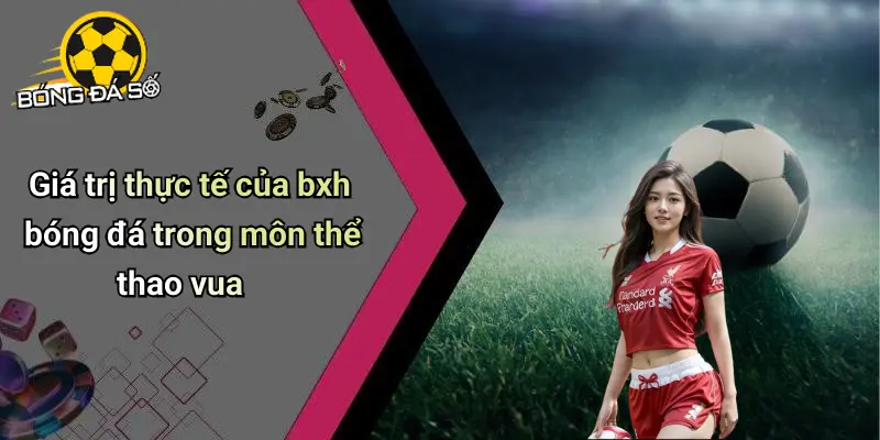 BXH Bóng Đá 1 BXH Bóng Đá