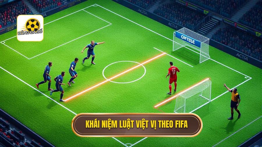 1. Khái niệm luật việt vị theo FIFA
