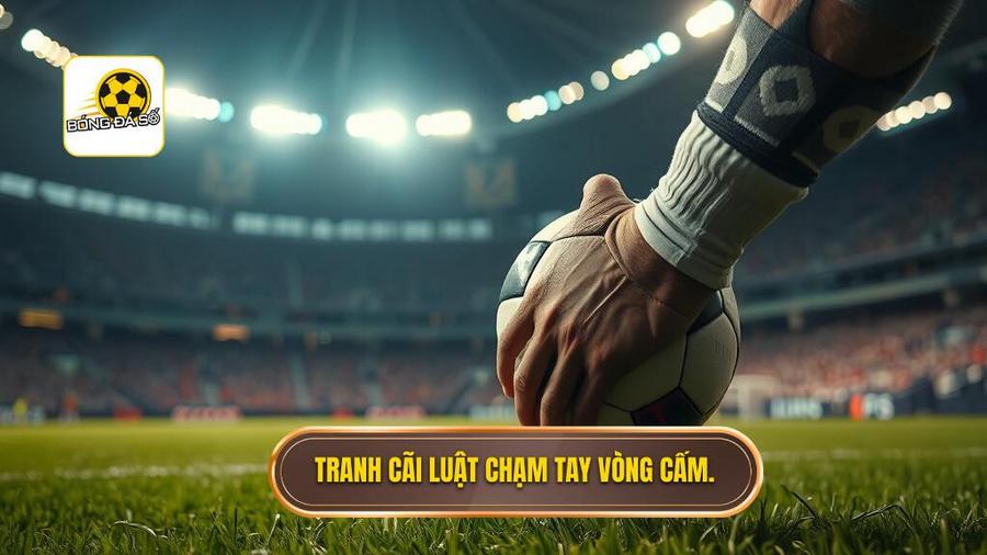 1. Tranh cãi luật chạm tay vòng cấm.