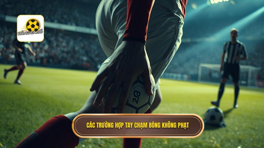 2. Các trường hợp tay chạm bóng không phạt