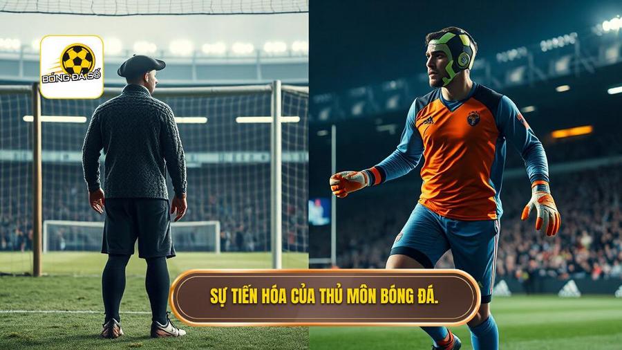 Sự tiến hóa của thủ môn bóng đá.